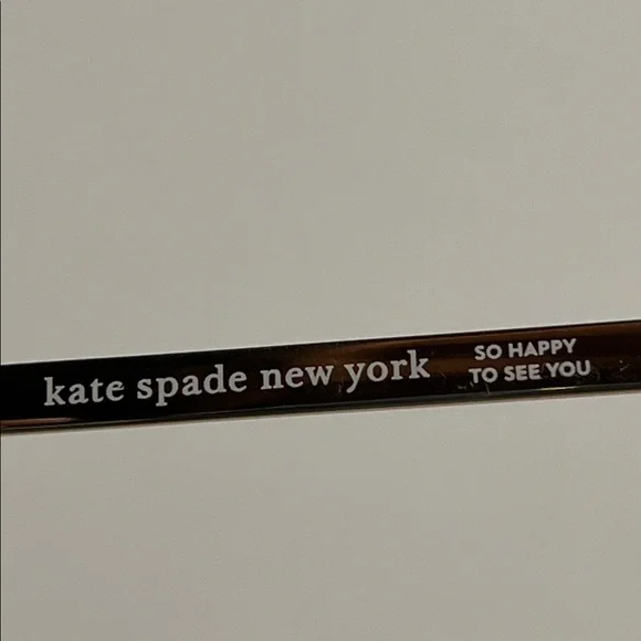 KATE SPADE NWOT Modern Cat Eye 54-16-140 Mint/WHT Gingham Gold Accent Frame - Picture 13 of 16